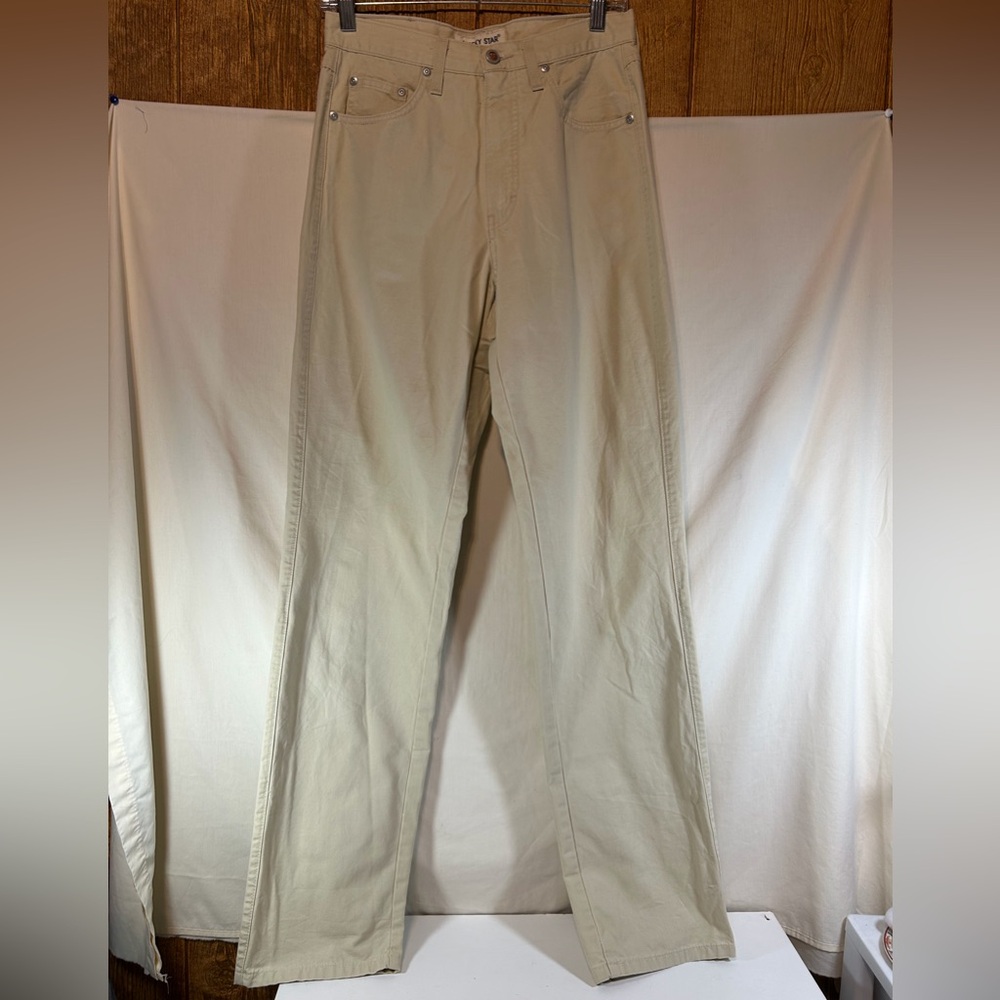 Lucky Star Woman’s faint yellow eggshell pants 30